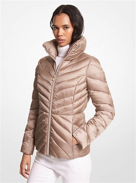 michael kors reversible coat|michael kors packable down coat.